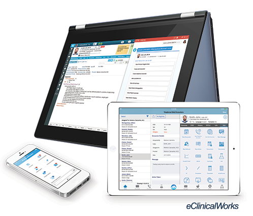 eClinicalWorks V11, eClinicalTouch, and eClinicalMobile